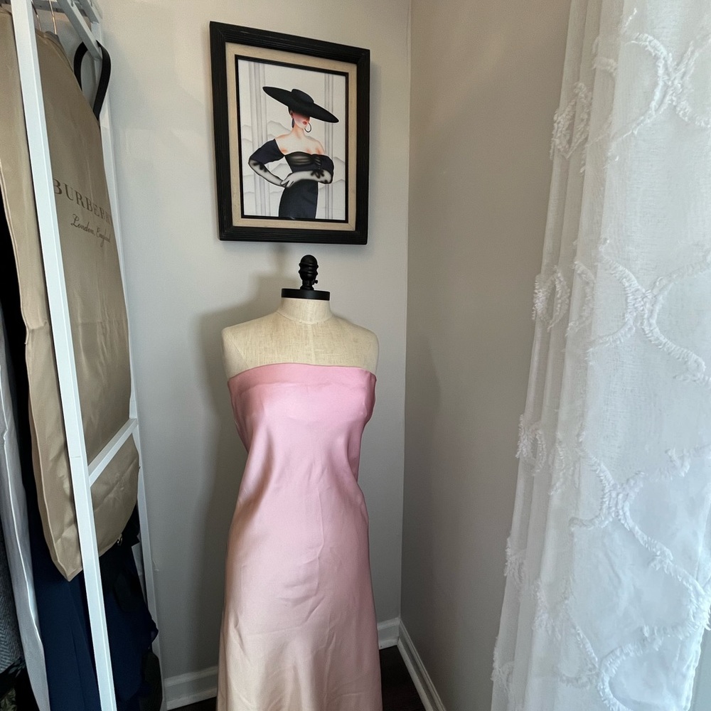 Satin summer dress